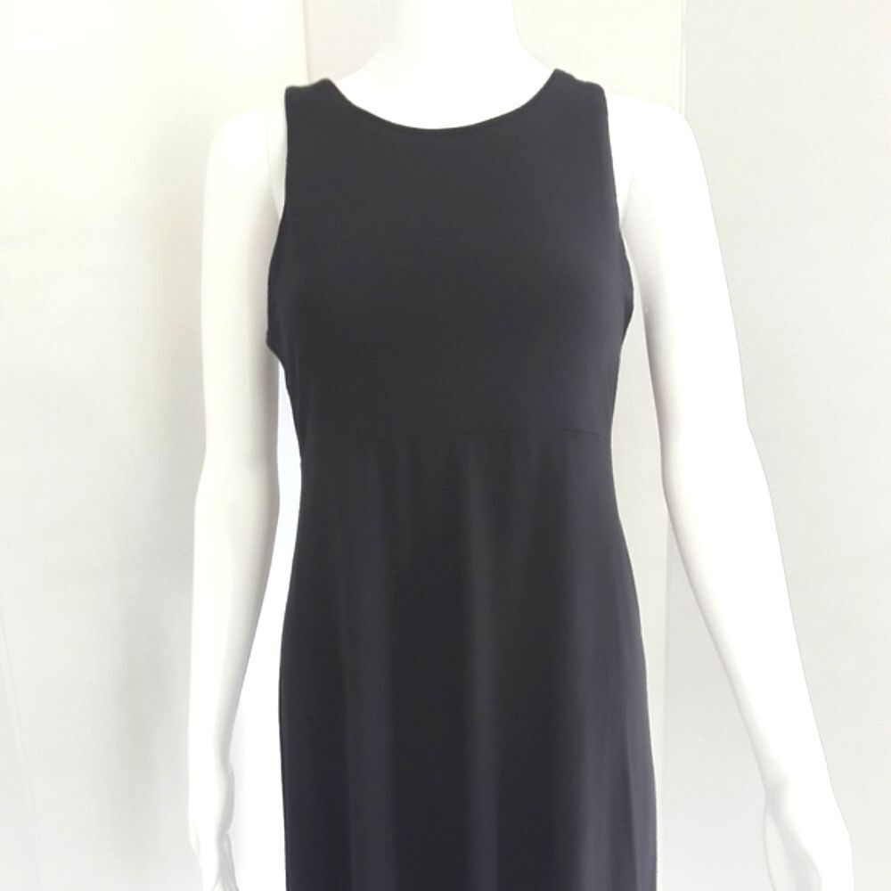 ATHLETA BLACK HIGH WAIST TANK DRESS SZ M